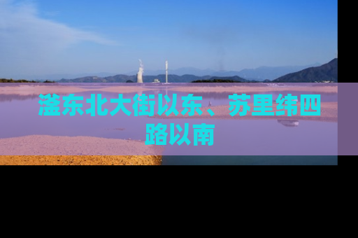 滏东北大街以东、苏里纬四路以南