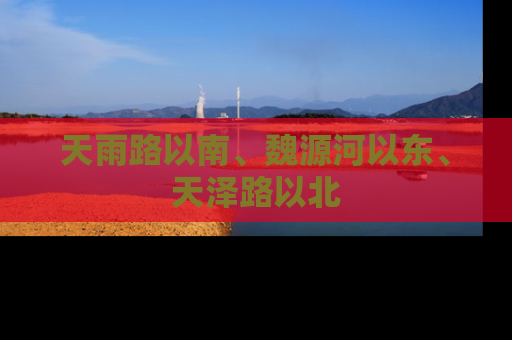 天雨路以南、魏源河以东、天泽路以北