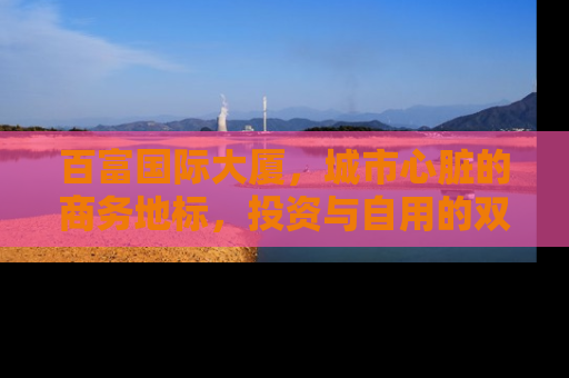 百富国际大厦，城市心脏的商务地标，投资与自用的双重价值