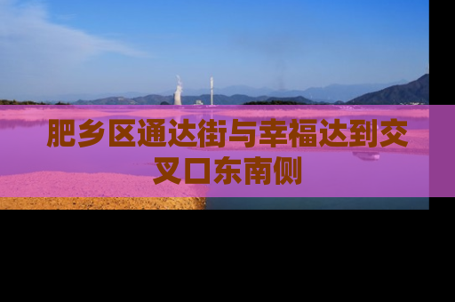 肥乡区通达街与幸福达到交叉口东南侧