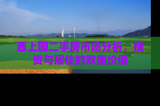 西上园二手房市场分析，投资与居住的双重价值