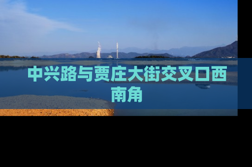 中兴路与贾庄大街交叉口西南角