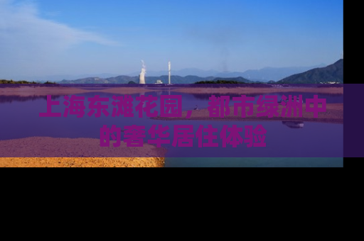 上海东滩花园，都市绿洲中的奢华居住体验