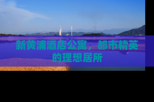 新黄浦酒店公寓，都市精英的理想居所
