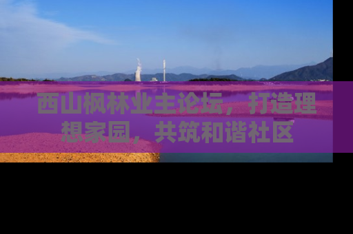 西山枫林业主论坛，打造理想家园，共筑和谐社区