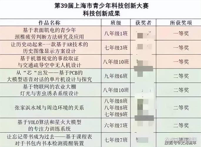 上海市青少年科技创新大赛奖牌